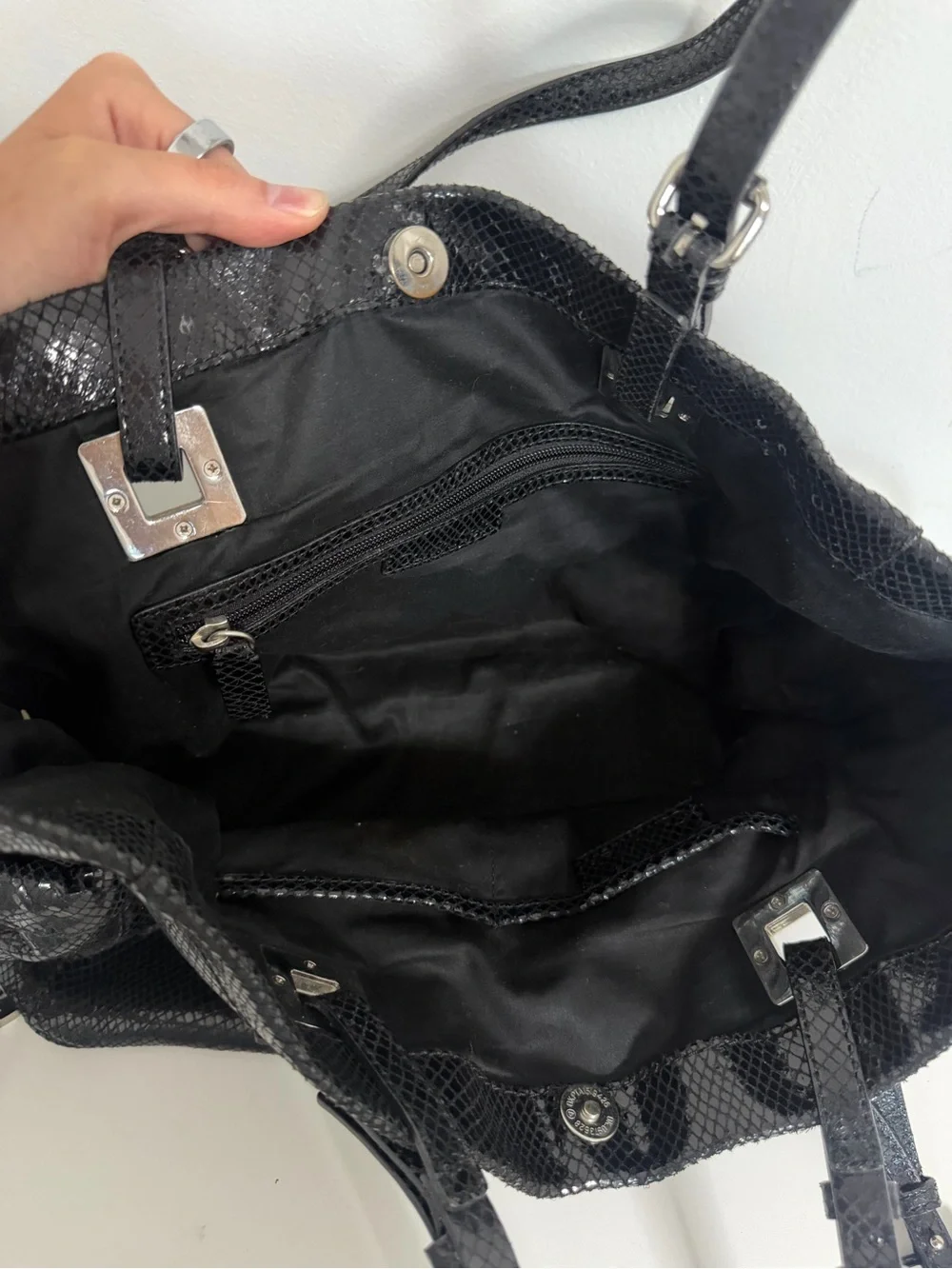 Calvin Klein Snake Print tote bag